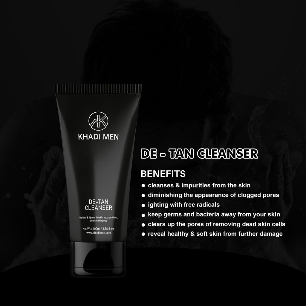 De-Tan Cleanser - Khadi Men