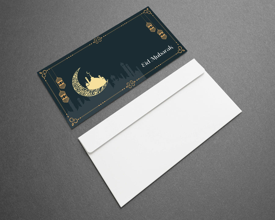 Eid Mubarak envelope Design 1 - DeenSquare.com