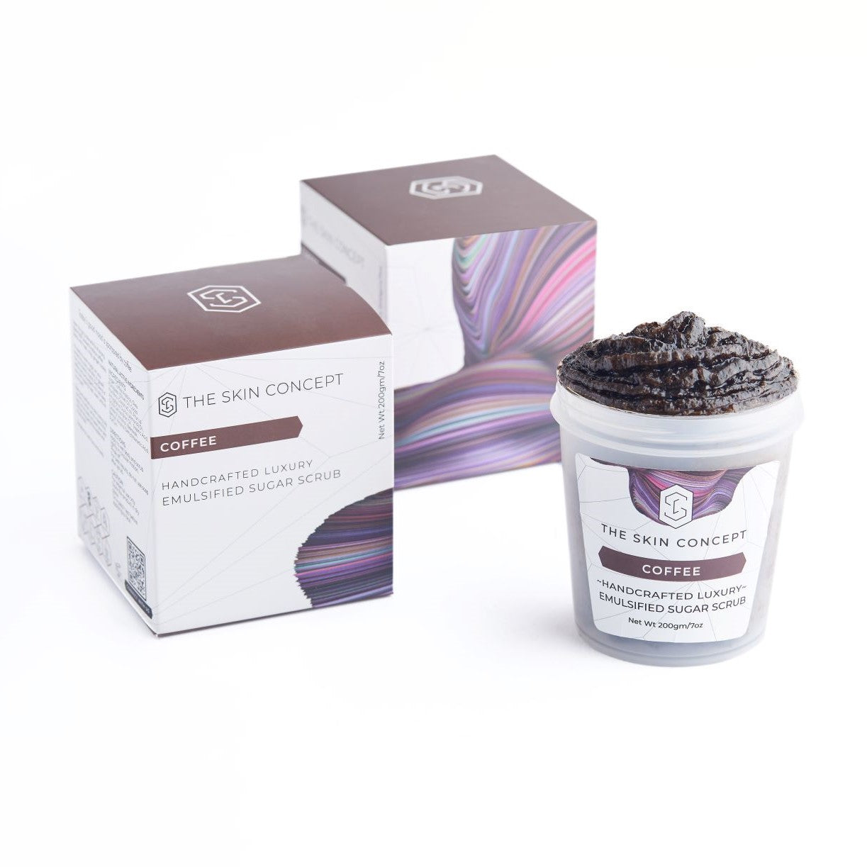 Handmade Sugar Scrub - Coffee- The Skin Concept