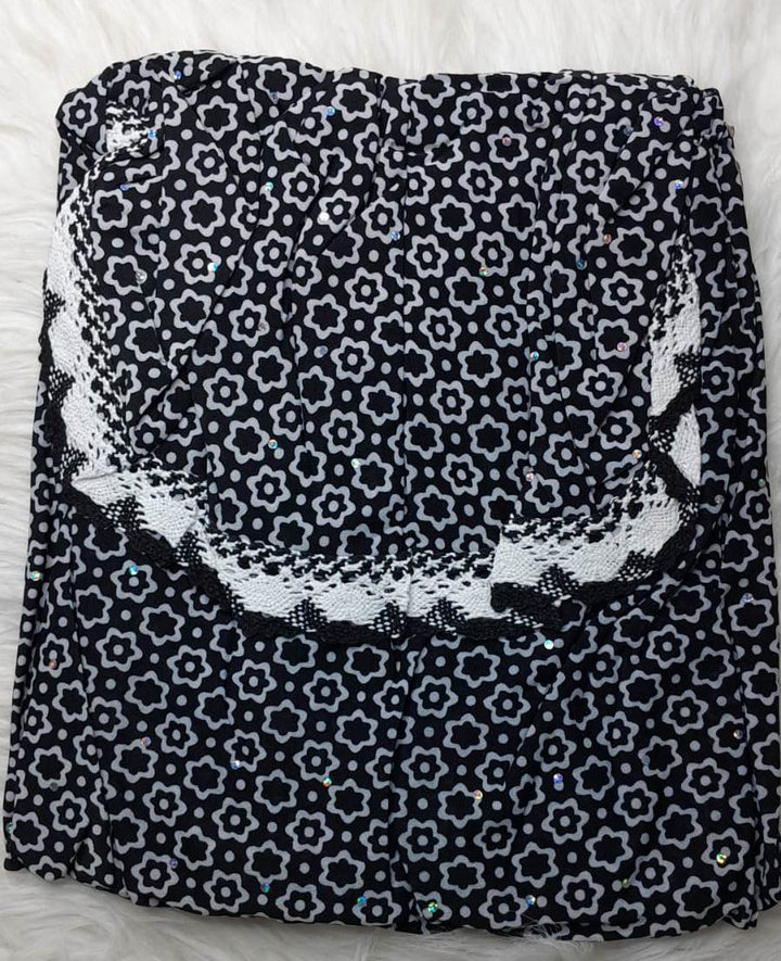 One Piece Slip On Prayer Dress for Kids with integrated Hijab - 3XL Size