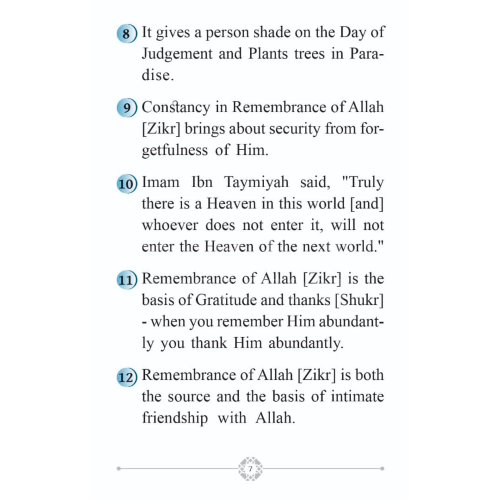 Zikr Morning, Evening & After Obligatory Prayers (Pocket Size)
