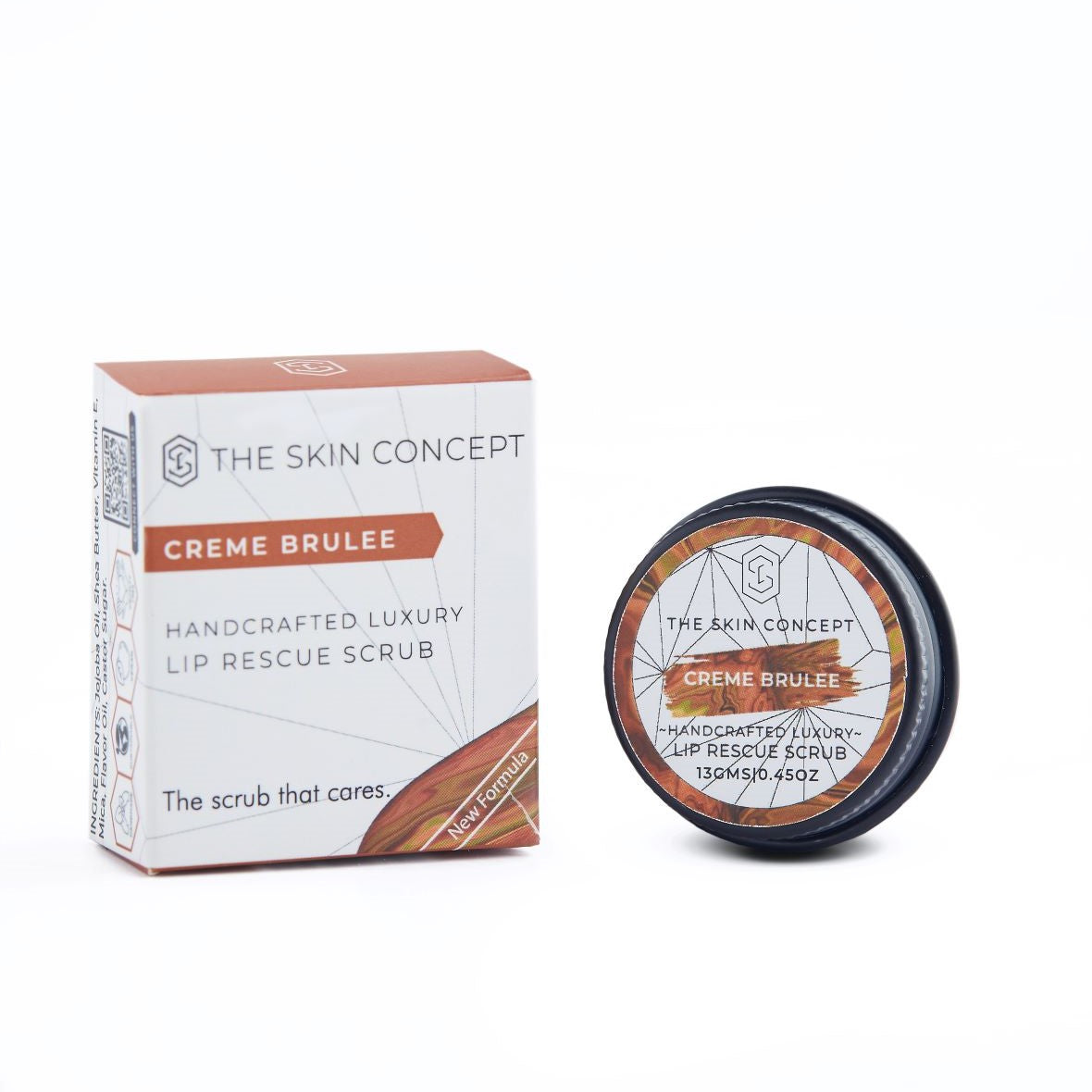 Handmade Lip Scrub - Crème Brulee- The Skin Concept