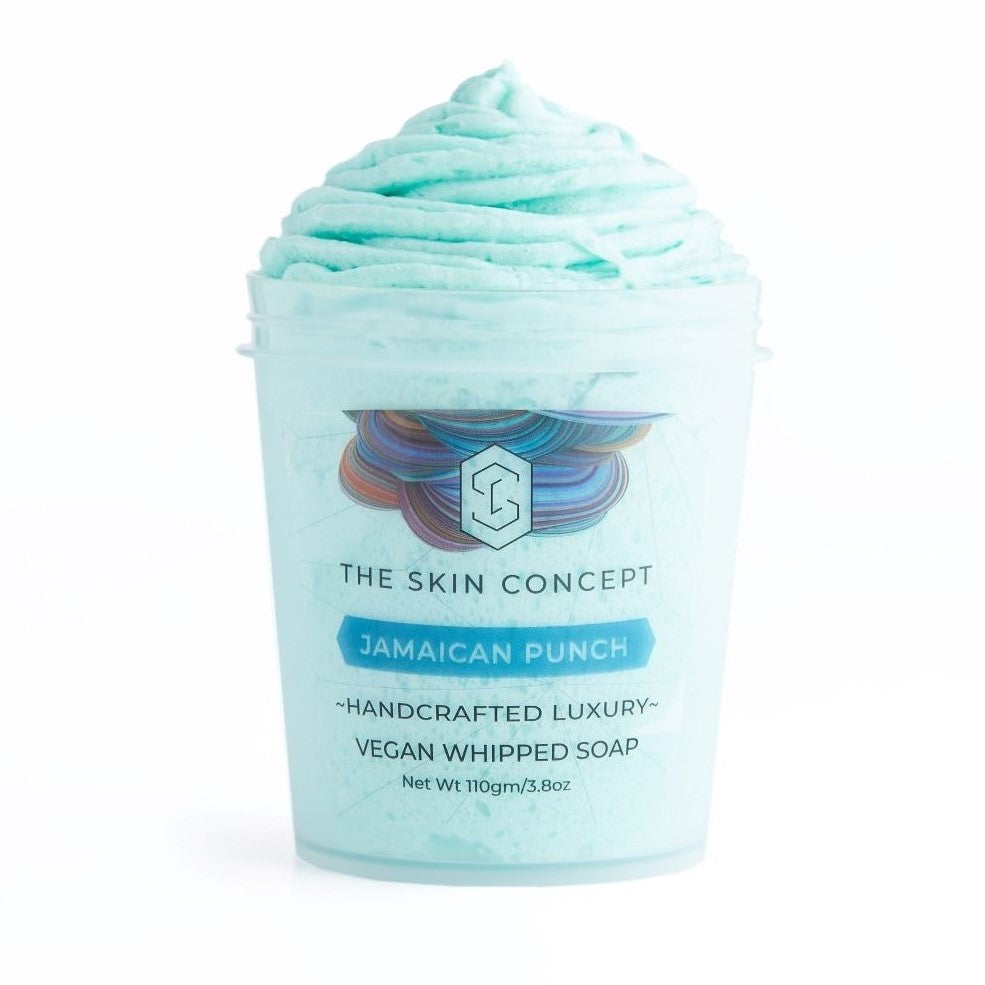Handmade Vegan Whipped Soap- Jamaican Punch- The Skin Concept