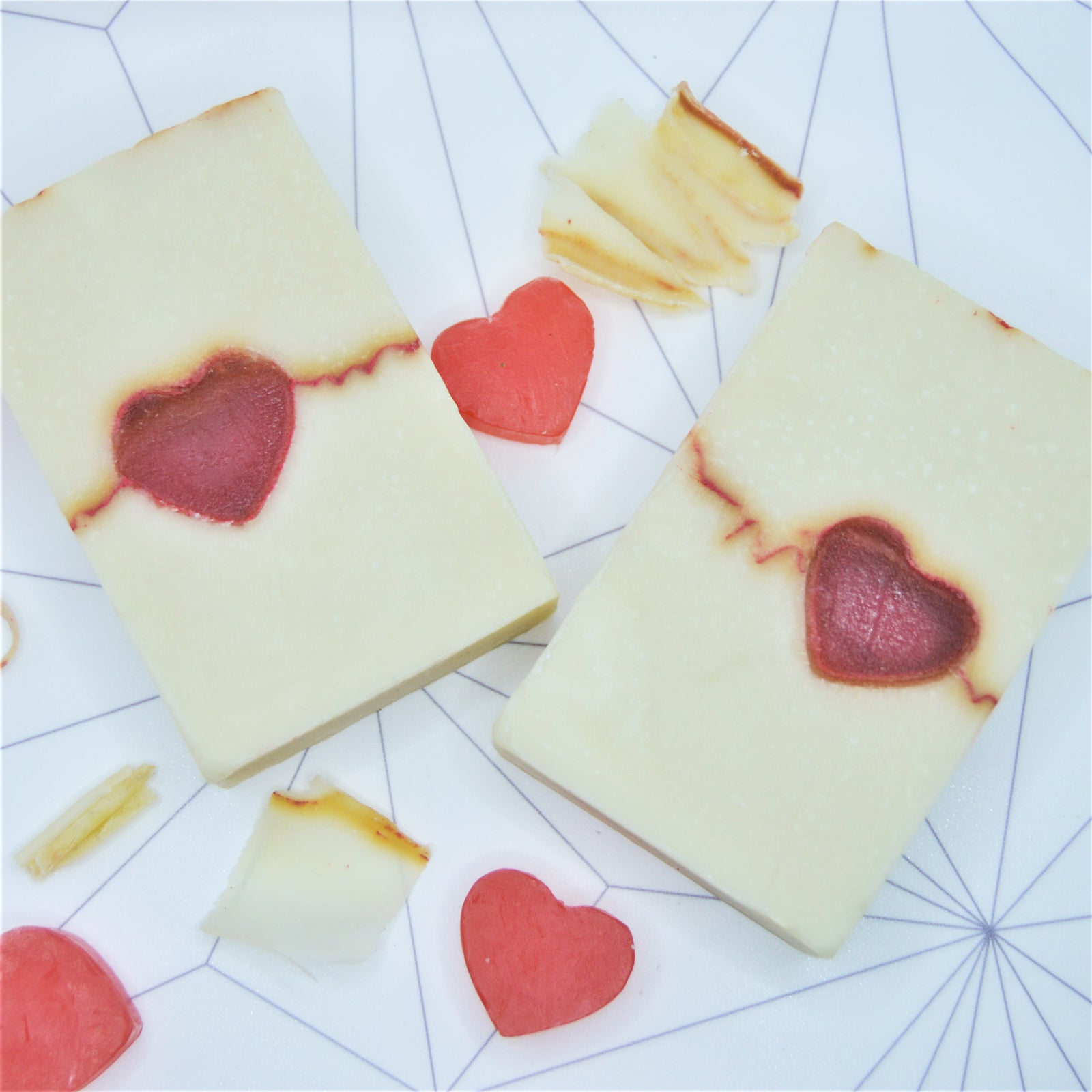 Handmade Premium Valentine Soap Bar - Heartbeat- The Skin Concept
