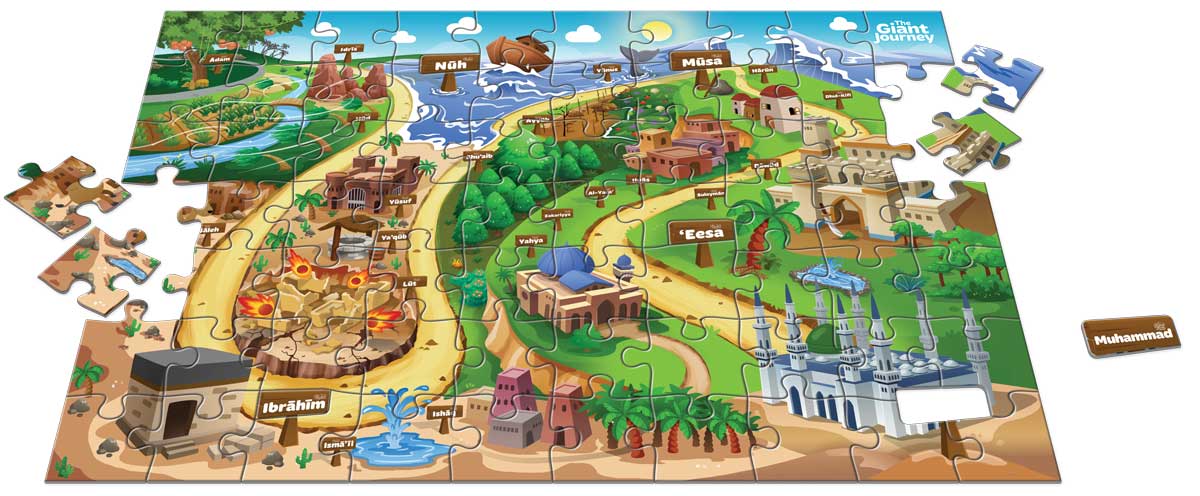 The Giant Journey Puzzle - A New Way to Familiarize Your Child With the Prophets