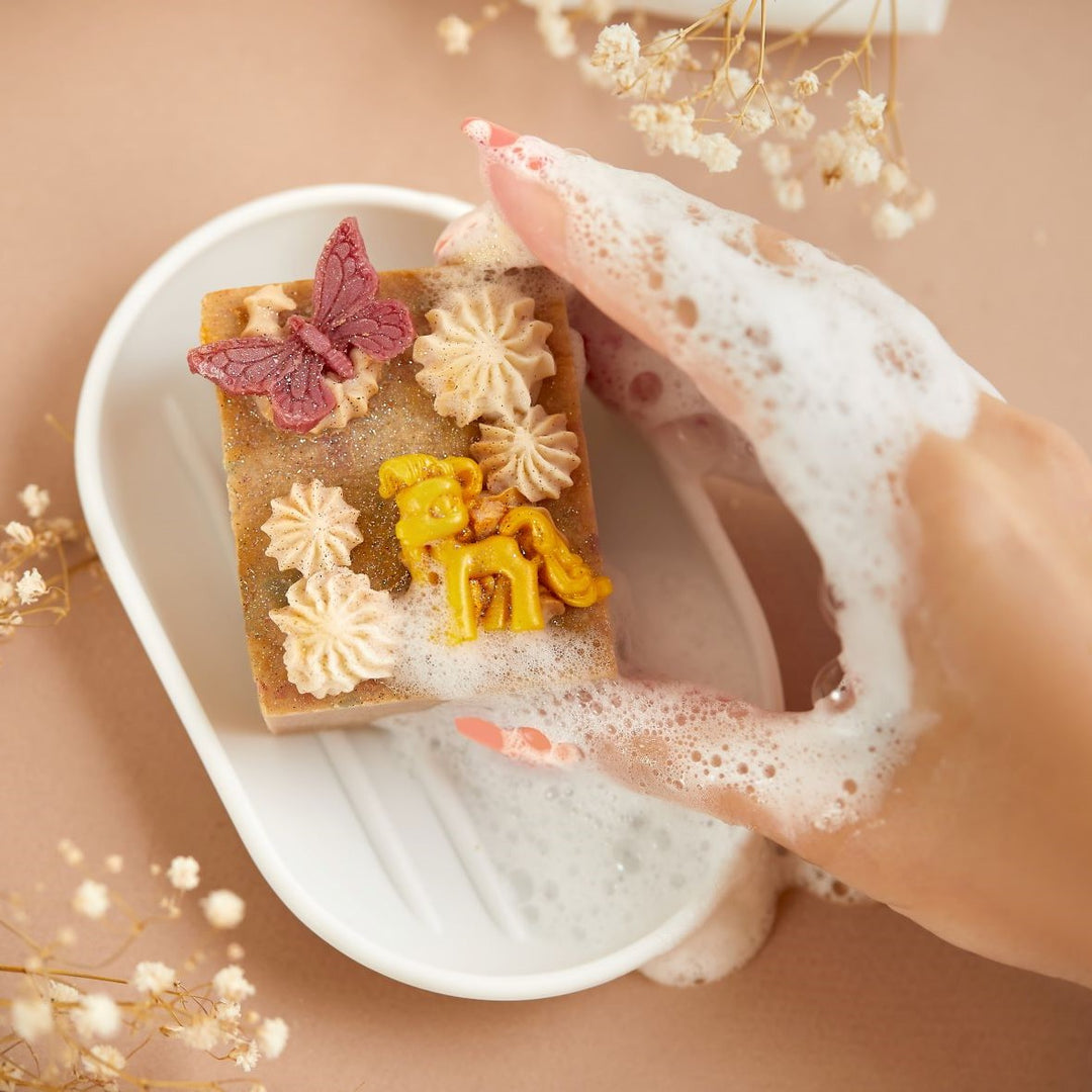 Handmade Vegan Dessert Soap - ENCHANTED LOAF- The Skin Concept