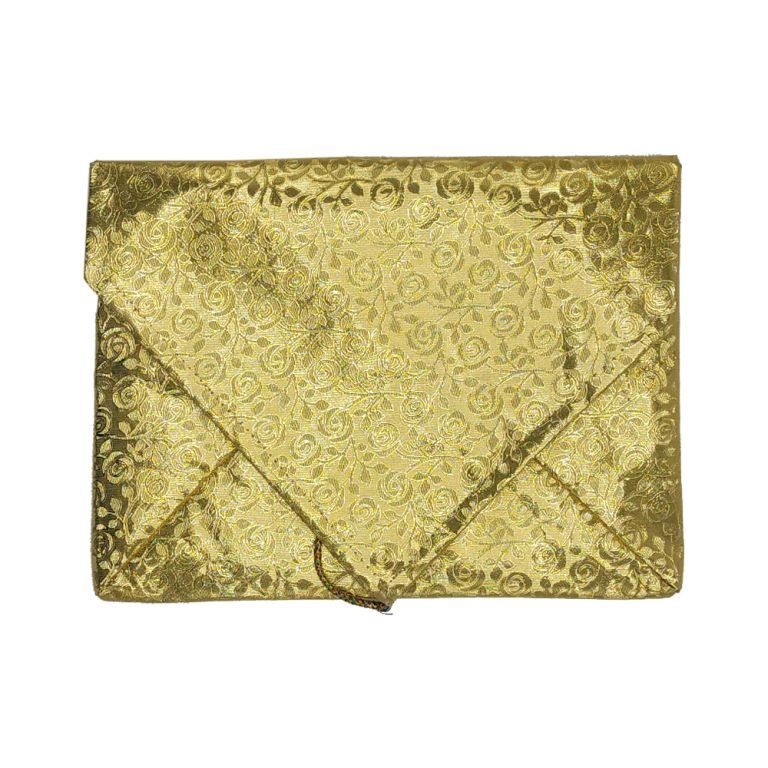 Golden Ghilaf for Quran Size 14 x 20 cm (Quran Cover) - Ref G7