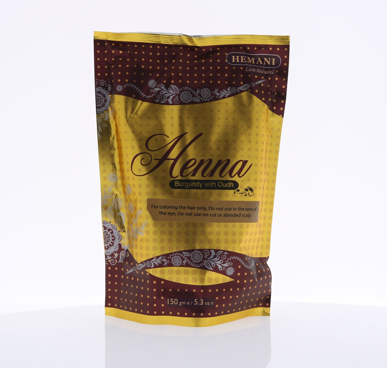 Henna Burgundy with Oudh 150g
