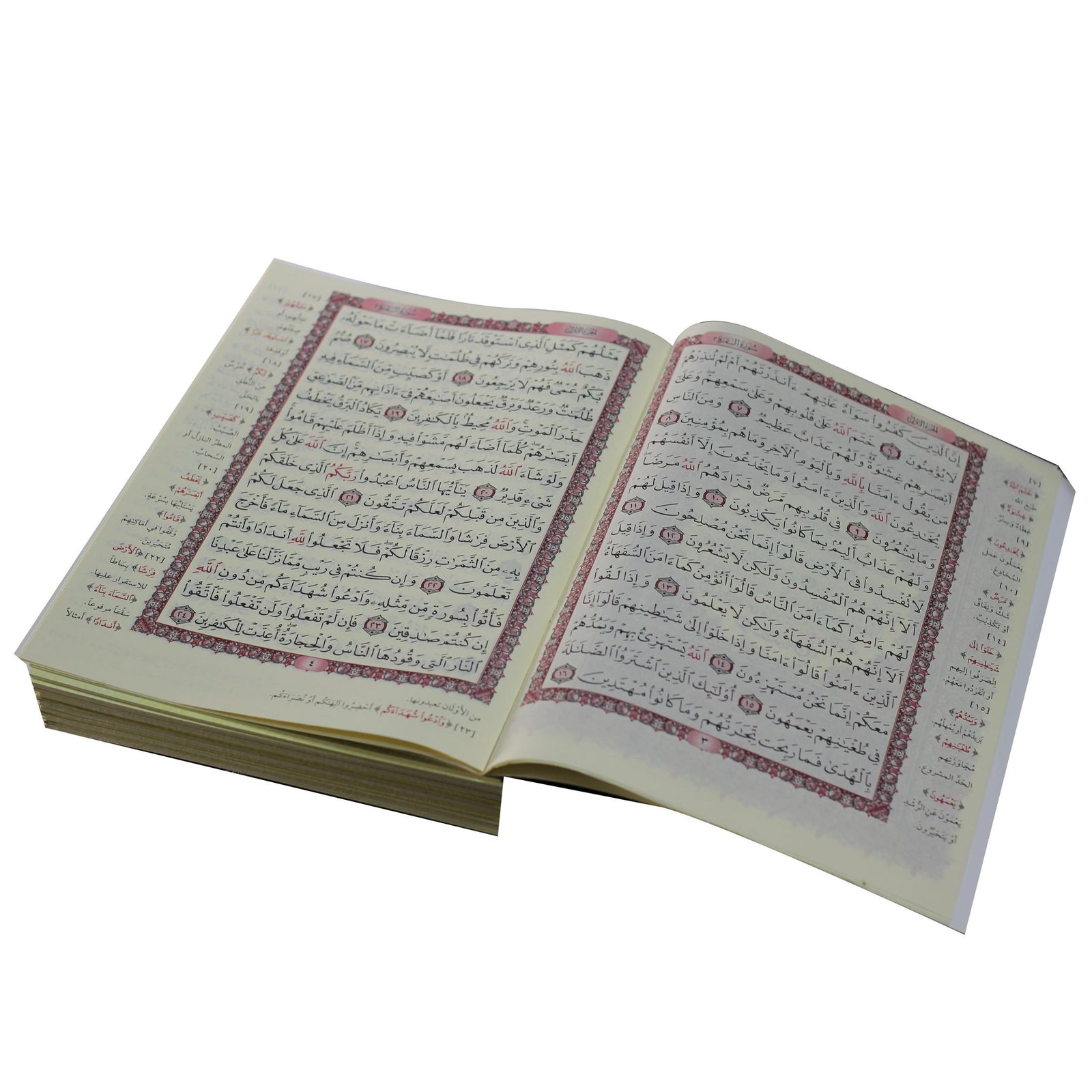 Qur'an in 30 Juzz in a leather case (25x35 cm) - القرآن الكريم في ٣٠ جزء لحفظ القرآن الكريم في حقيبة جلدية