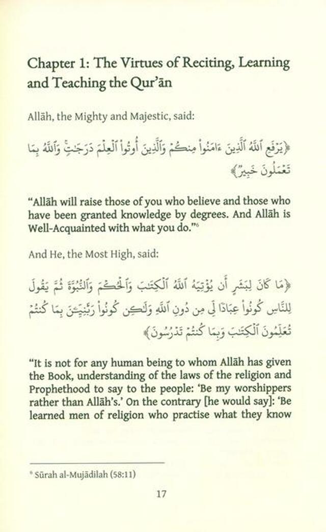 The Virtues of the Qu'ran