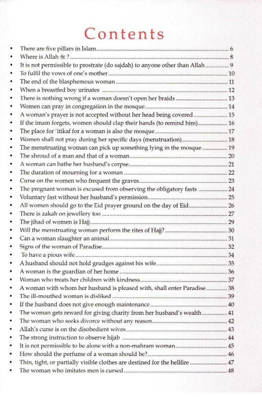 Forty Hadith About Women