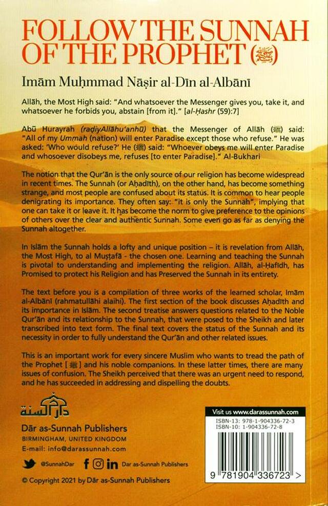 Follow The Sunnah of The Prophet