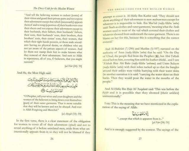 The Dress Code for Muslim Women in the Quran and Sunnah