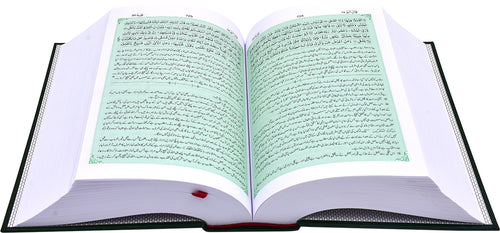 Quran Tafseer Ahsan-Ul Bayan: Urdu - Size: 15 x 22 cm (Green Background with white pages)