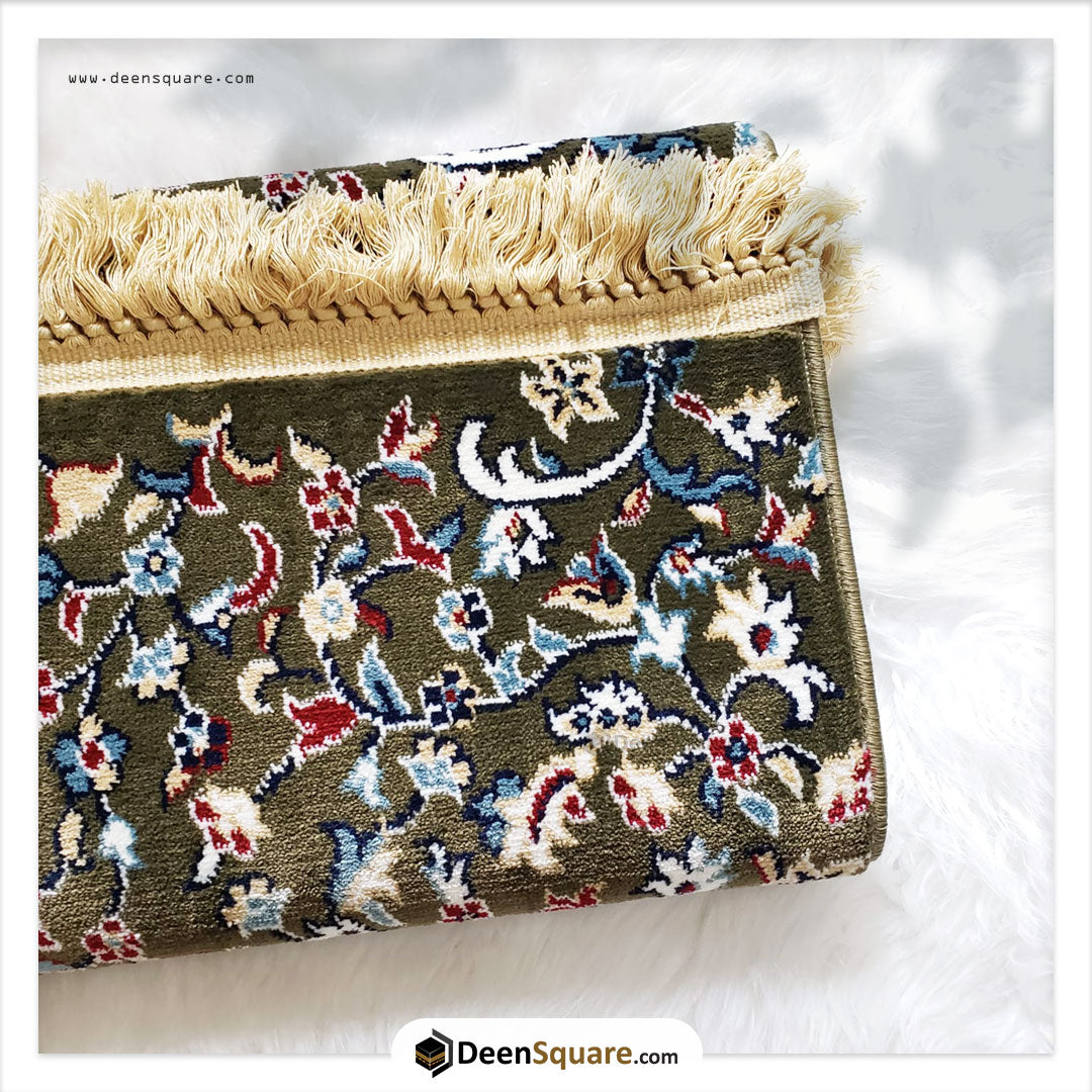 Al Rawdah Plain Design (Original) Prayer Mat - سجادة صلاة الروضة بتصميم سادة (أصلي)