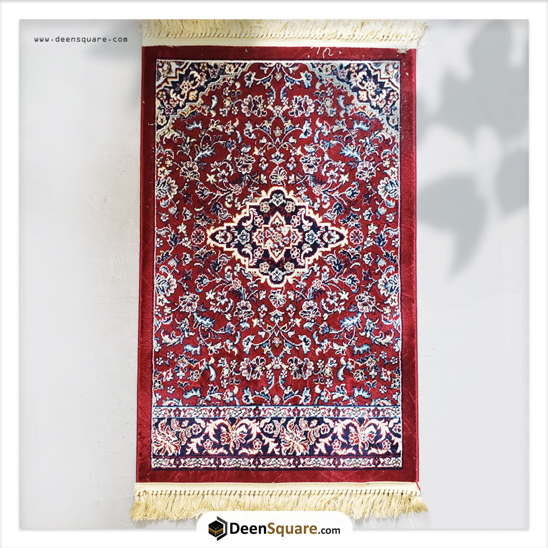 Al Rawdah Plain Design (New) Prayer Mat - سجادة صلاة الروضة بتصميم سادة (جديد)