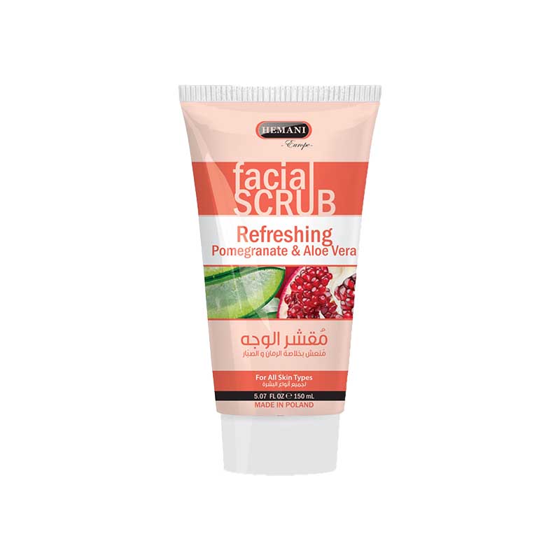 Refreshing Pomegranate & Aloe Vera Facial Scrub