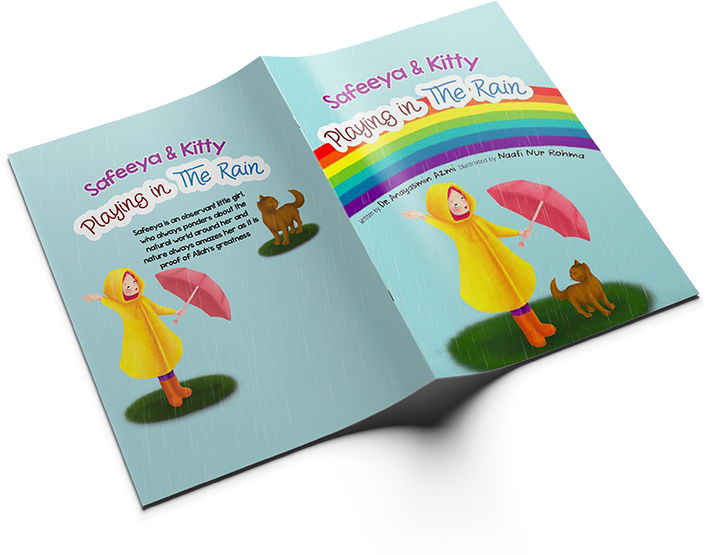 Safeeya & Kitty: Playing in the Rain