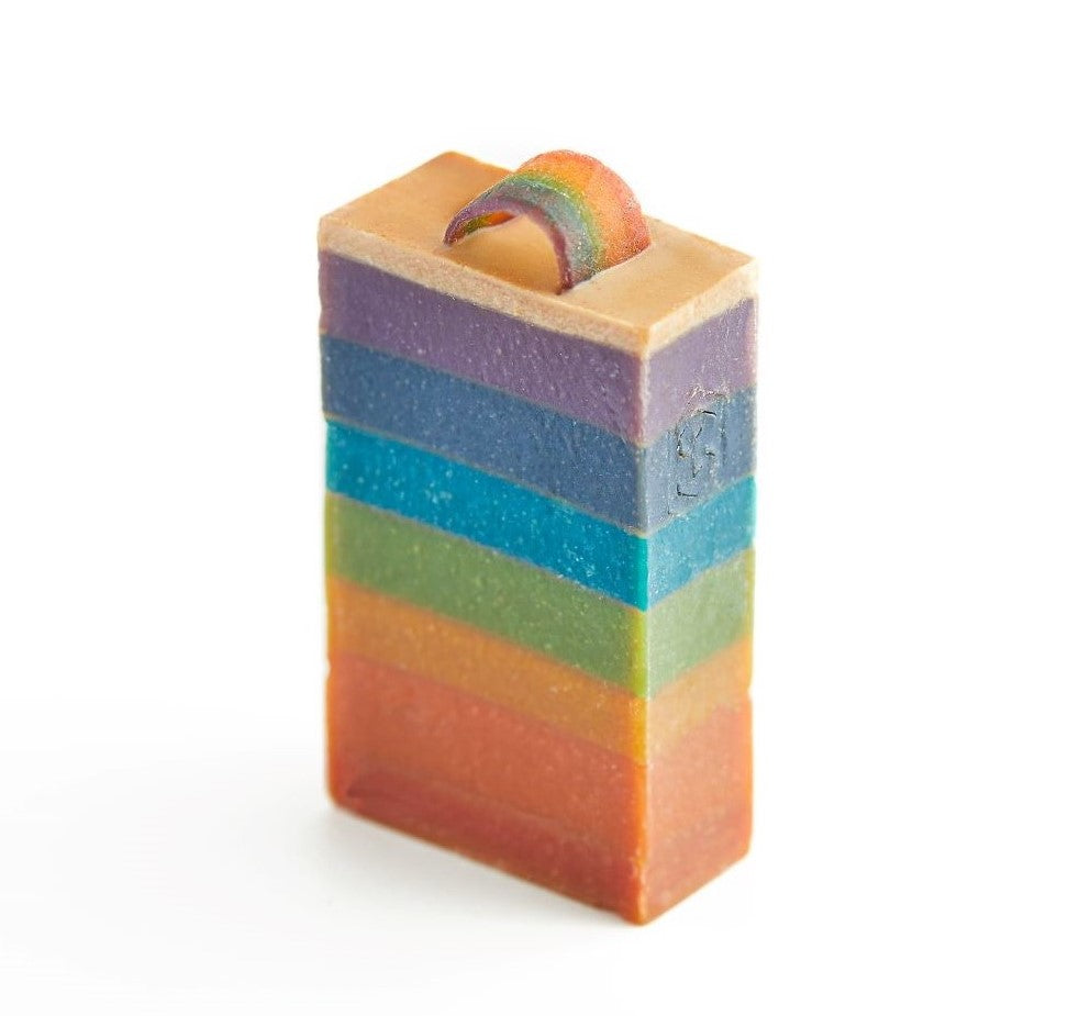 Handmade Designer Rainbow Soap Bar - Unicorn-Island- The Skin Concept