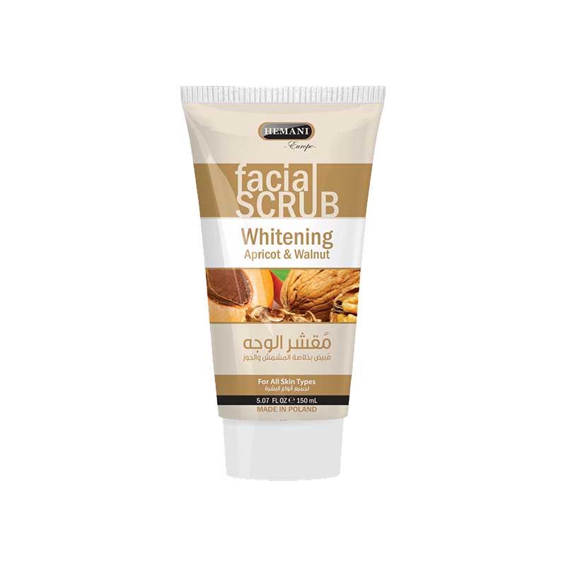 Hemani Whitening Apricot & Walnut Facial Scrub