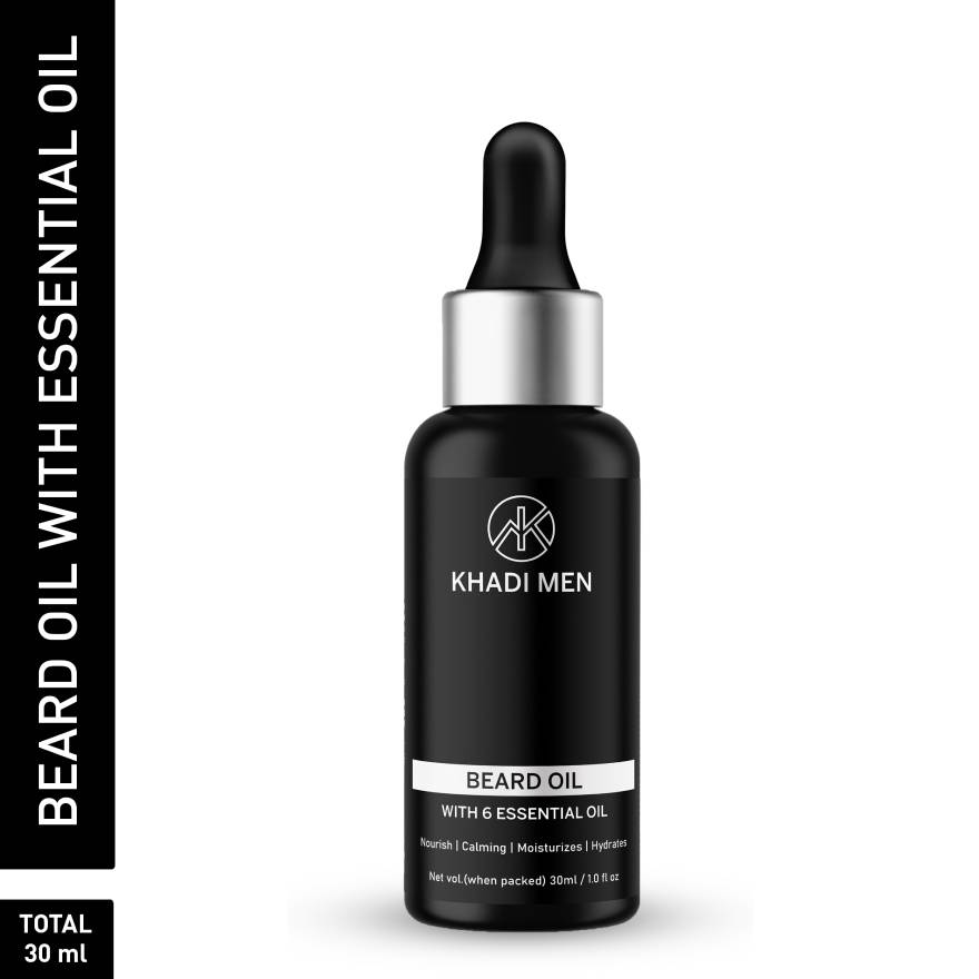 Beard Oil with 6 essential oils - Khadi Men