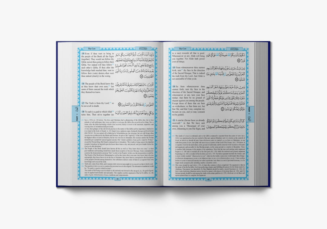 The Holy Quran: English translation of the meanings and Commentary Hard Cover by Yusuf Abdullah Ali