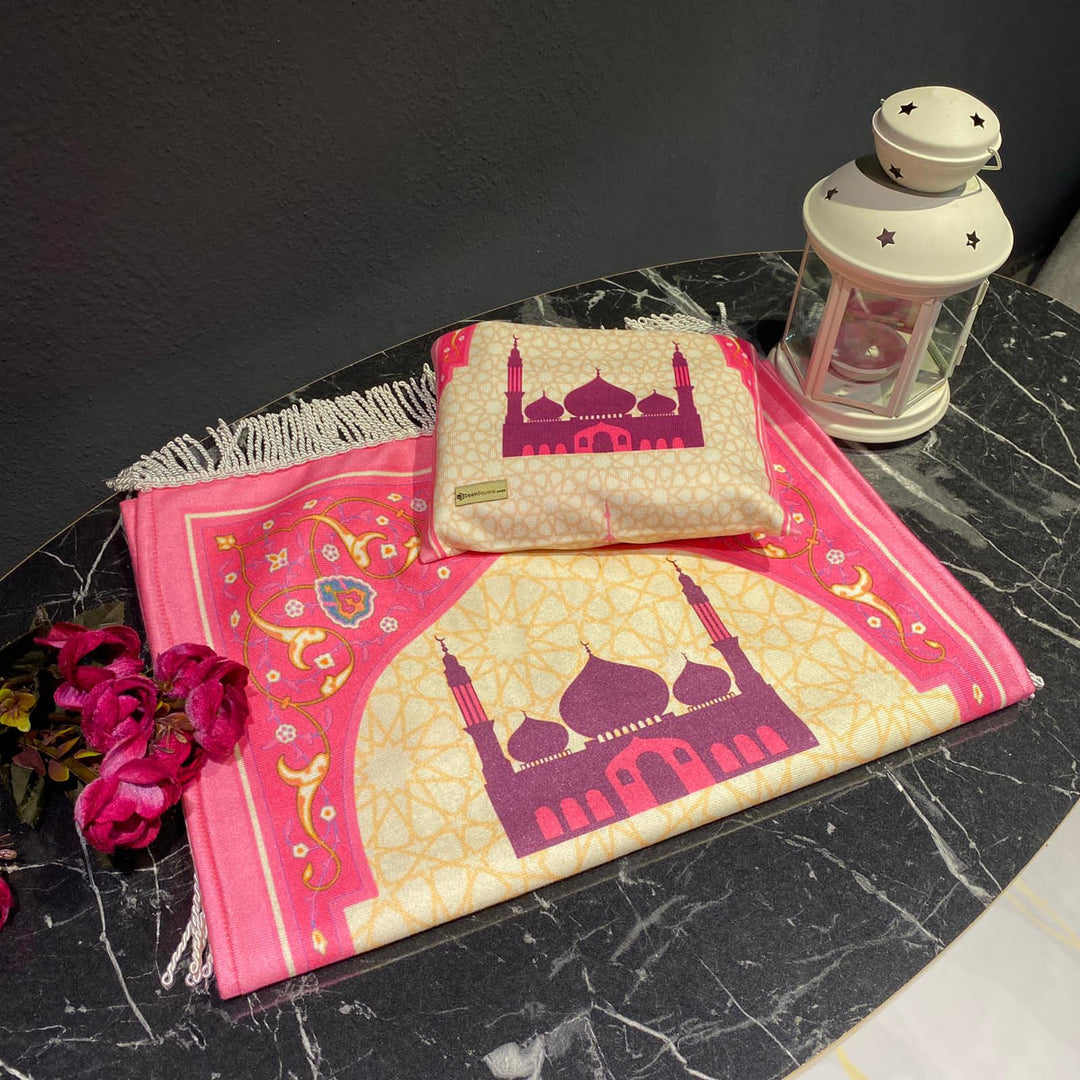 Beautiful Prayer Mat with Pouch for Kids - T4