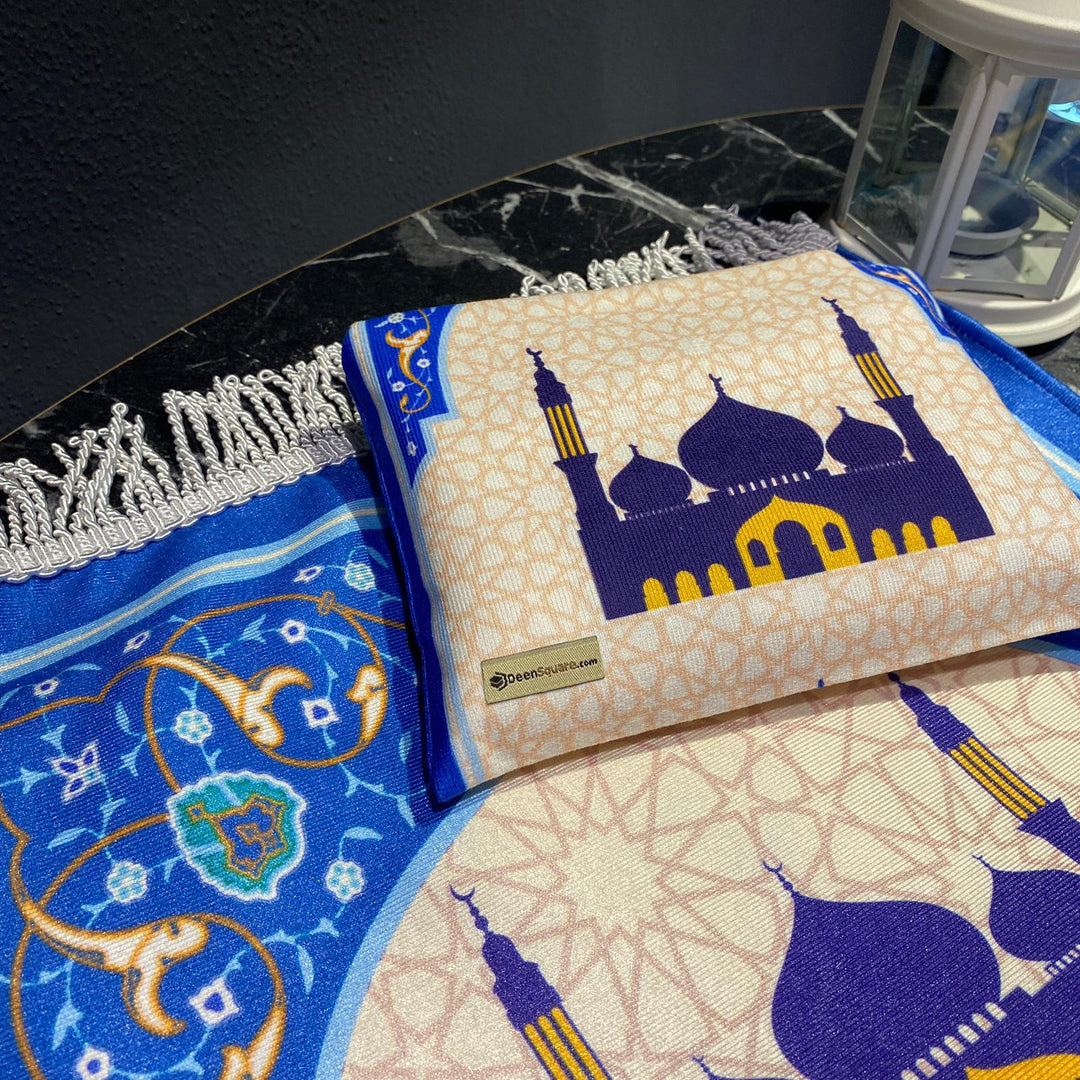 Beautiful Prayer Mat with Pouch for Kids - T4