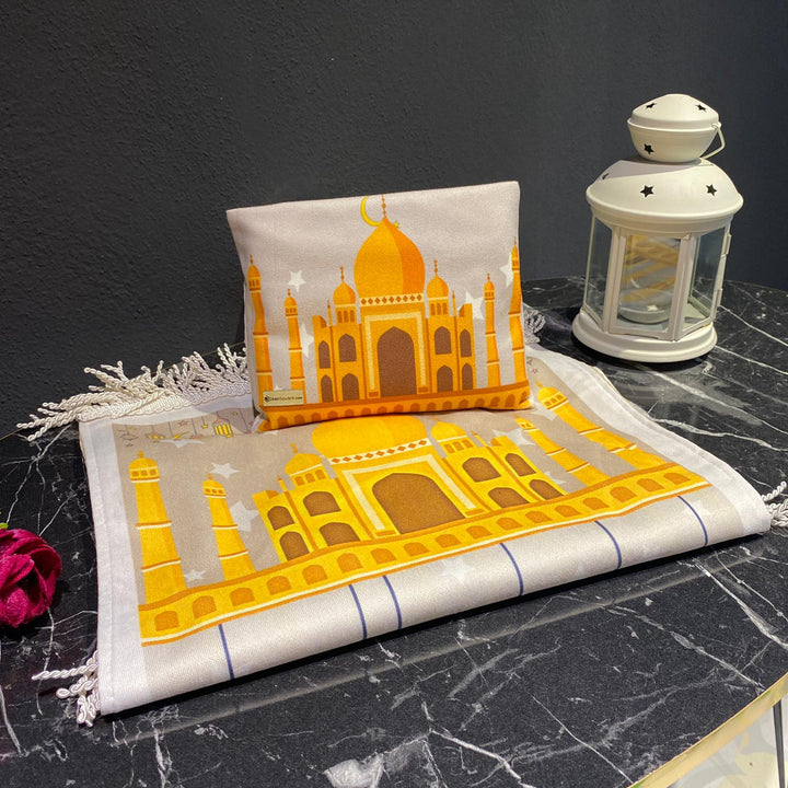 Beautiful Prayer Mat with Pouch for Kids - T4