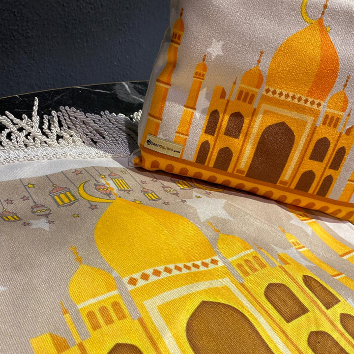 Beautiful Prayer Mat with Pouch for Kids - T4