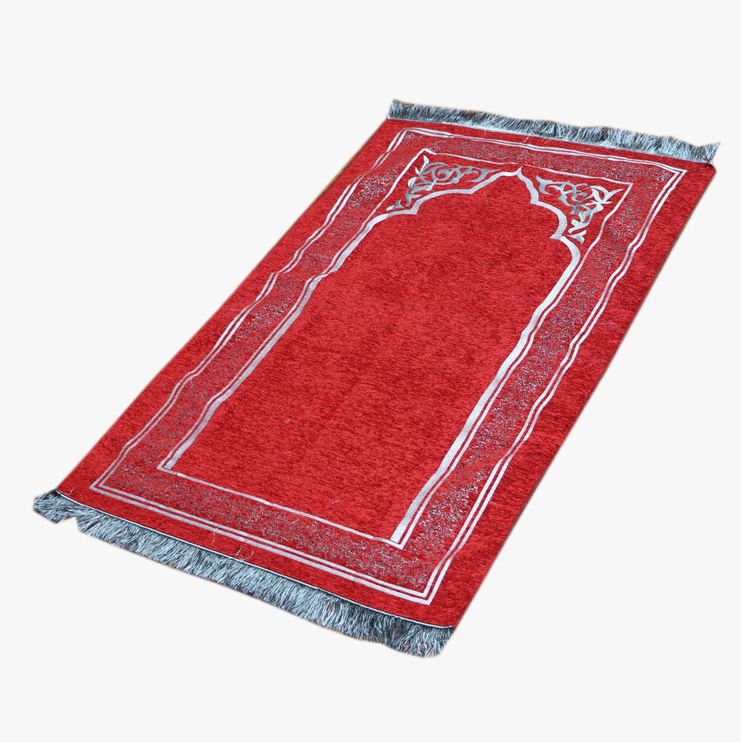Prayer mat & Tasbeeh with cylindrical box  |  سجادة صلاة في علبة اسطوانية أنيقة - المدينة مع مسبحة