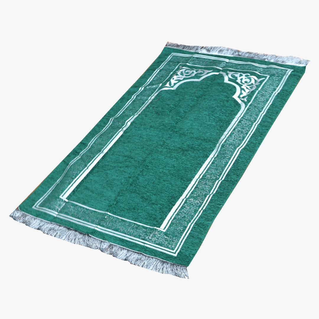 Prayer mat & Tasbeeh with cylindrical box  |  سجادة صلاة في علبة اسطوانية أنيقة - المدينة مع مسبحة