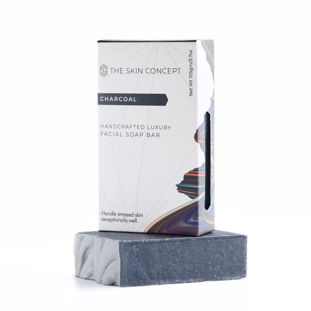 Handmade  Artisanal Facial Soap Bar - Charcoal &Tea Tree Oil- The Skin Concept