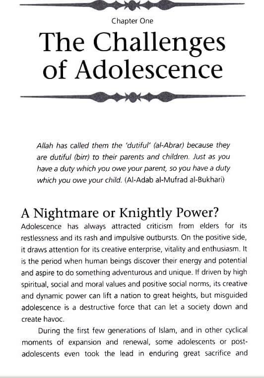 A Guide to Parenting in Islam: Addressing Adolescence