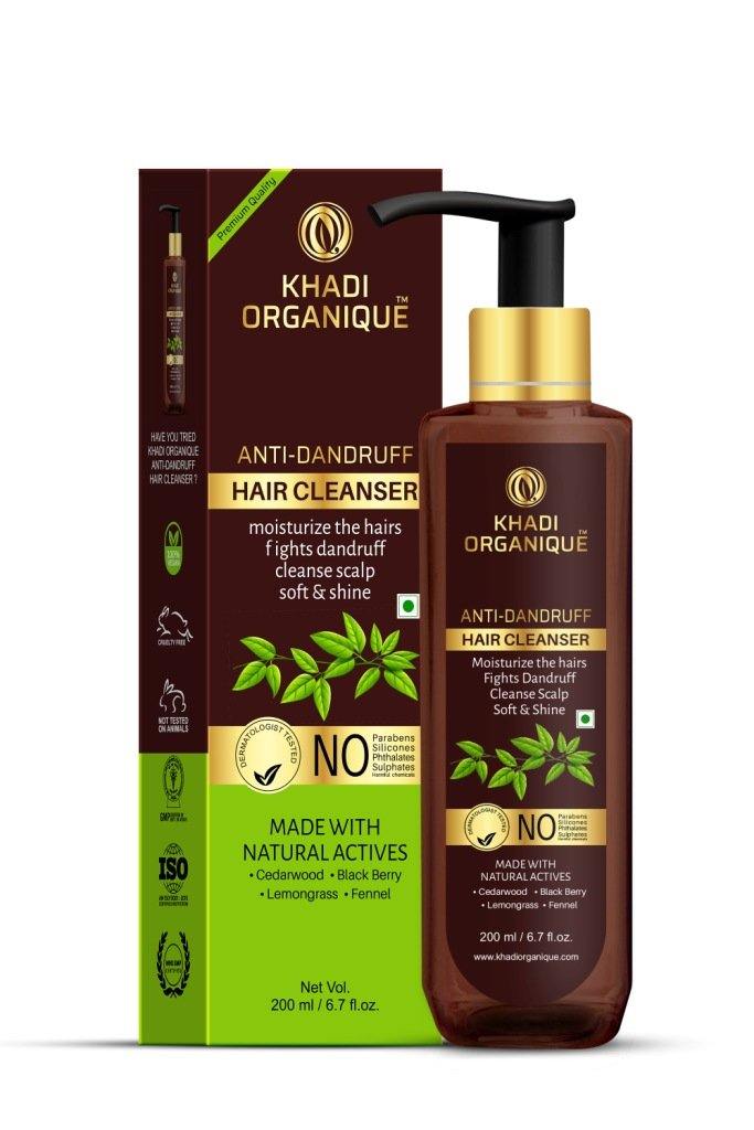 Anti-Dandruff Hair Cleanser with Curry leaf - Khadi Organique