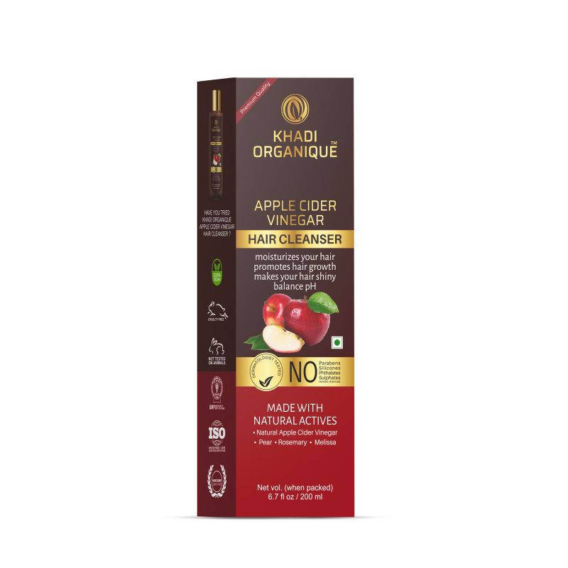 Apple Cider Vinegar Hair Cleanser - Khadi Organique