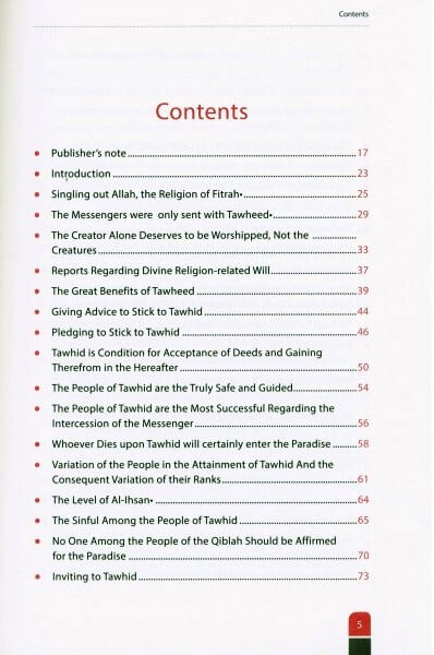 Attainment Of Happiness - Hadith Encyclopedia On Tauhid