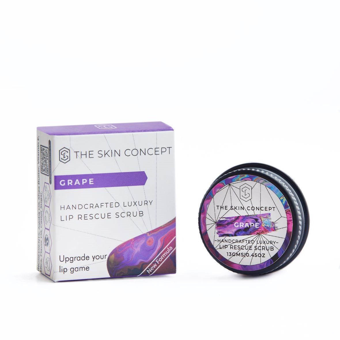 Handmade Lip Scrub - Grape- The Skin Concept