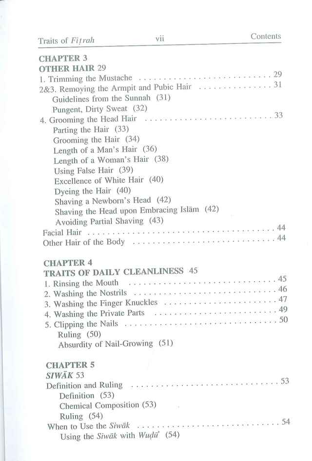 The Beard and other Traits of Fitrah