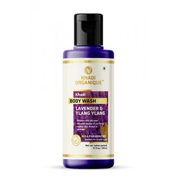 Khadi Organique Lavender & Ylang  Body Wash SLS & PARABEN FREE - Khadi Organique