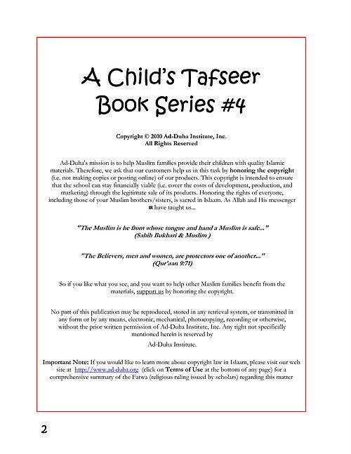 A Child's Tafseer Book 4 Suratul Mooduthir (The One Wrapped Up) - DeenSquare.com