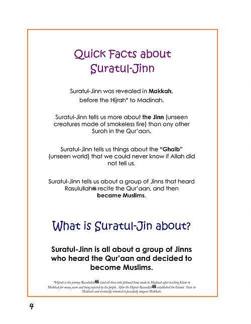 A Child's Tafseer Book 6 Suratul Jinn (The Unseen Spirits) - DeenSquare.com