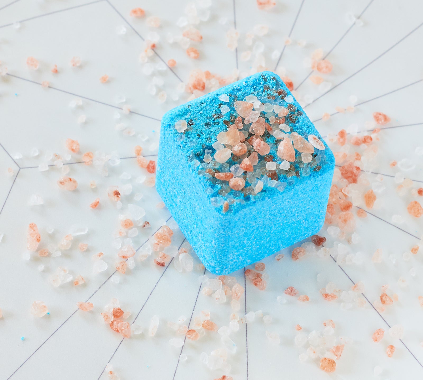 Handmade Himalayan Salt Bath Bomb - Galactic- The Skin Concept
