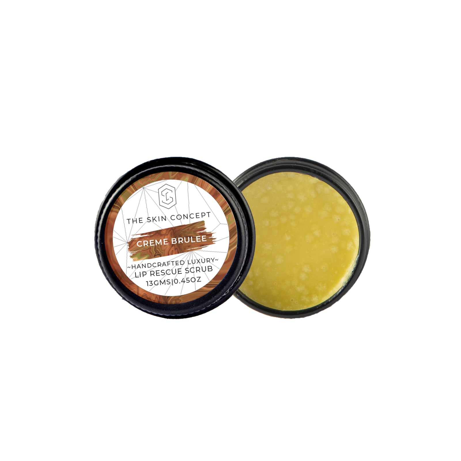 Handmade Lip Scrub - Crème Brulee- The Skin Concept