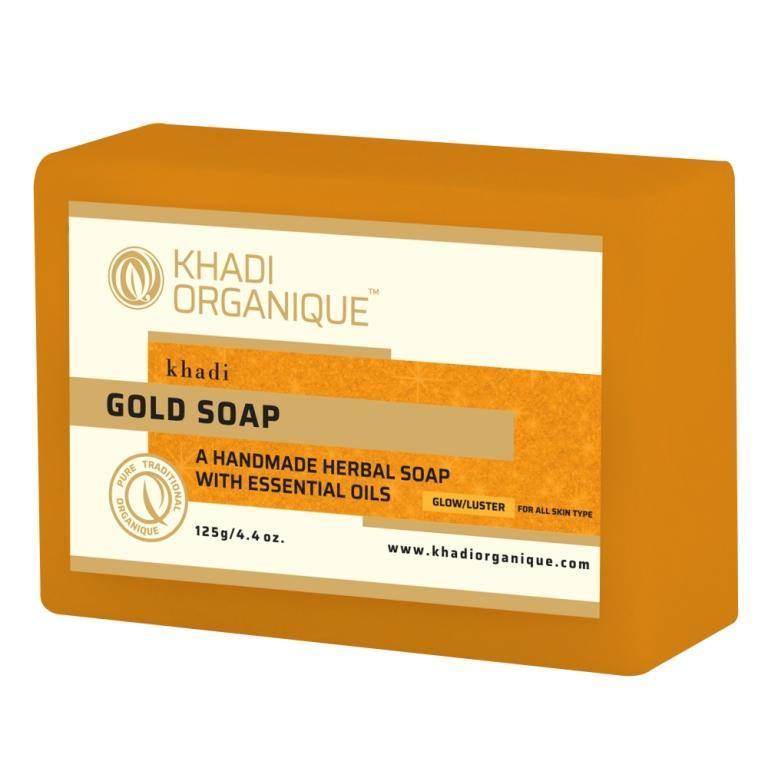 Gold Soap - Khadi Organique - DeenSquare.com