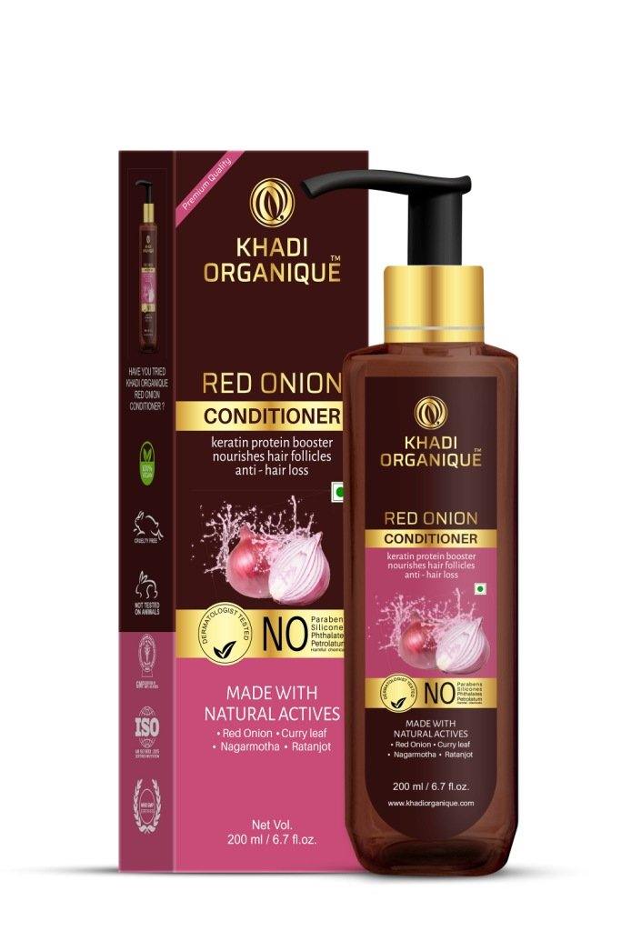 Red Onion Hair Conditioner - Khadi Organique - DeenSquare.com