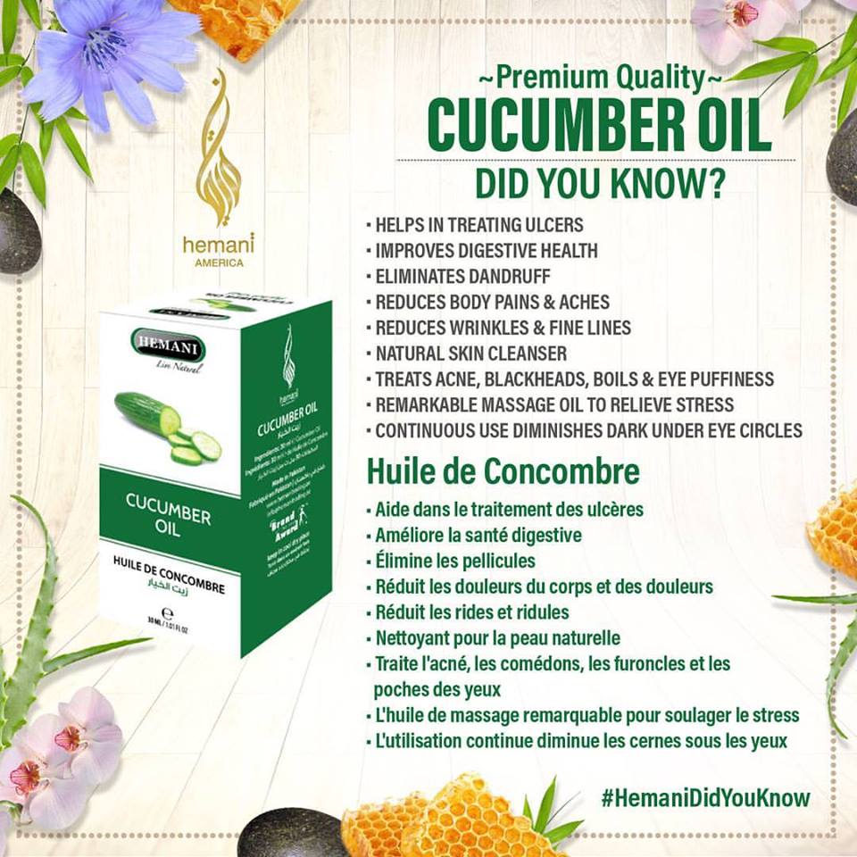 Cucumber Oil