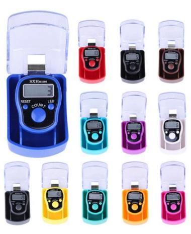 LED Digital Finger Ring Counter Tally - Multi Color
