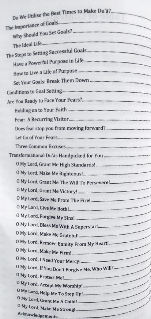 Du'as of the Superstars: The Formulae for Success by Alima Ashfaq