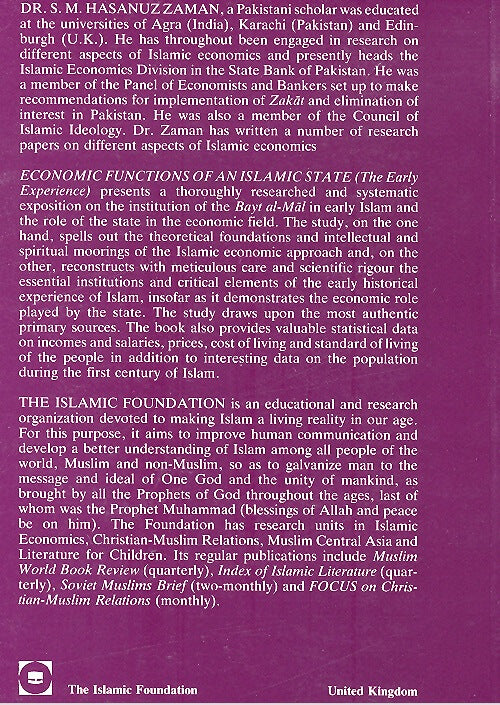 Economic Functions of an Islamic State: The Early Experience